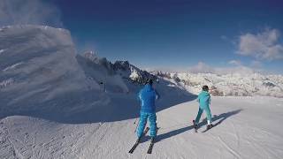 Ski Presena Glacier Passo tonale January 2019 [upl. by Vanna]