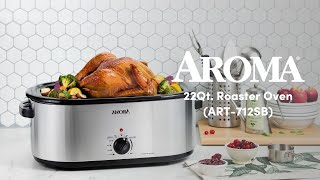 AROMA® 22Qt Roaster Oven ART712SB [upl. by Quartus]