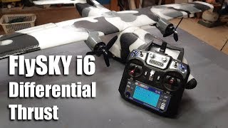 FlySKY i6 Differential Thrust Mix [upl. by Gayleen]