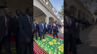 Raila Odinga and President Ruto arrive for voting [upl. by Uyerta161]