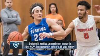 Yeshiva University makes NCAA Division III Tournament for 1st time [upl. by Wadlinger587]