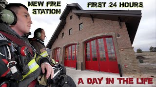 First 24 Hours in a New Fire Station  A Day in the Life [upl. by Lledra]