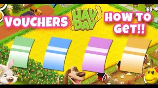 How to Get Vouchers in Hay Day Vouchers Tips amp Tricks [upl. by Nyvlem]