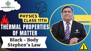 Class 11th – Black  Body  Stephens Law  Thermal Properties of Matter  Tutorials Point [upl. by Aremmat529]