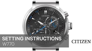 Citizen Watch Setting Instructions — W770 [upl. by Scarlet]