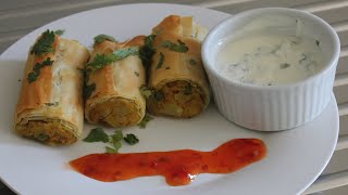 Vegetarian Sausage Rolls Filo Parcels [upl. by Nicks]