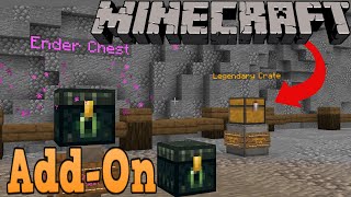 Minecraft Bedrock Edition Crates AddonMod Download [upl. by Anirhtak518]