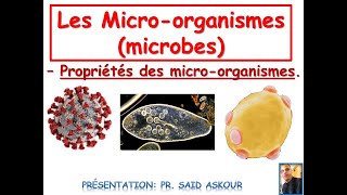 Propriétés des micro organismes microbes [upl. by Esilahc820]