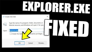 Fix Explorerexe not starting with Windows 10 [upl. by Nelon543]