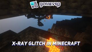 X RAY Glitch in Minecraft 1204 [upl. by Anoirtac]