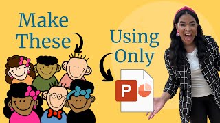 Create Your Own Clip Art Using POWERPOINT [upl. by Anailli]