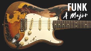 Funky Groove  Guitar Backing Track Jam in A [upl. by Juliette549]