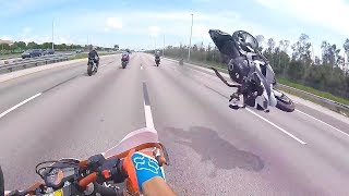 Hectic Motorcycle Crashes amp Crazy Moto Moments 2018 Ep 147 [upl. by Meridel]