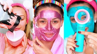 💗💦AT HOME FACIALS✨💜 SKINCARE COMPILATION 2020  Victoria Lyn [upl. by Yrrol]