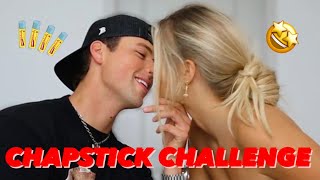 Chapstick Challenge w Kristin Marino [upl. by Nebe]