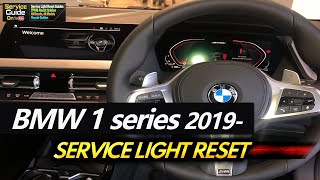 BMW 1 series 2019 2020 2021 Service Light Reset [upl. by Macintyre]