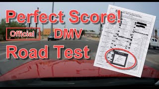 PERFECT SCORE  Official Behind the Wheel Road Test  Relax and Pass [upl. by Alim843]