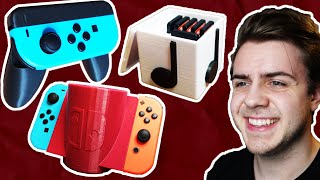 I 3D Printed 10 Custom Accessories for my Nintendo Switch  Infinite Bits [upl. by Ronica]