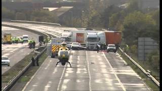 At least seven dead in horrific M5 motorway smash [upl. by Rather]