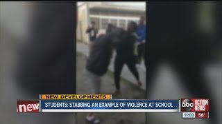 Video surfaces of King High School stabbing [upl. by Jermyn]