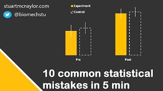 Ten Statistical Mistakes in 5 Min [upl. by Nole926]