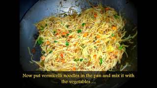 Vermicelli Noodles 2 minutes easy recipe [upl. by Ralyks]