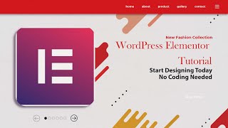 Elementor Basics Easy Landing Page Design For Beginners  Class1 [upl. by Amzaj633]