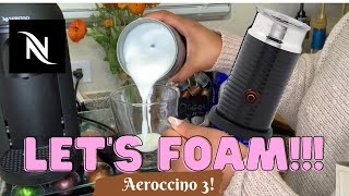 How To Foam Milk With Aeroccino 3 Make Coffee With Foam Tips amp Tricks  Easy Foamed Latte Recipe [upl. by Hennessy]