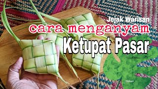 Tutorial Membuat Ketupat Pasar [upl. by Noimad]