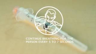 Naloxone How to use the syringe [upl. by Dyke]