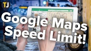 How to Show the Speed Limit on Google Maps [upl. by Yrag]