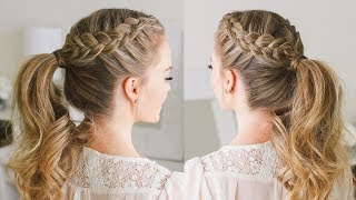 Double Dutch Braid Ponytail  Missy Sue [upl. by Amliv]