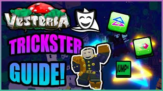 Vesteria  Trickster Guide StatSkills Equipment Tips and Tricks [upl. by Jovia]