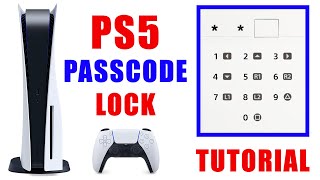 PS5 Passcode Lock  How to Set Playstation 5 Password Pin Lock for User Accounts [upl. by Latisha]