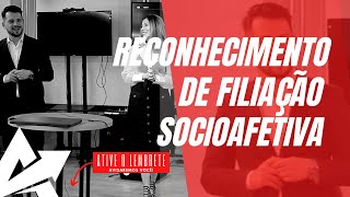 DIREITO DE FAMÍLIA Reconhecimento de filiação socioafetiva [upl. by Airod]