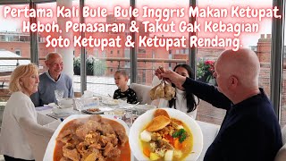 Pertama Kali Makan Ketupat Heboh Penasaran amp Takut Gak Kebagian  Soto Ketupat amp Ketupat Rendang [upl. by Desberg]