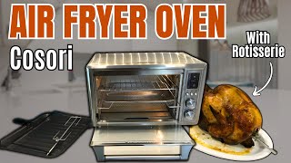 Cosori Air Fryer Toaster Oven with Rotisserie  FULL Review amp Setup [upl. by Kalam305]