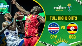 Cape Verde  Uganda  Game Highlights  FIBA AfroBasket 2021 [upl. by Ivel775]