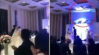 Groom Exposes Cheating Bride At Their Own Wedding [upl. by Osmen]