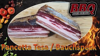 Pancetta Tesa  Bauchspeck selber machen [upl. by Anneiv]