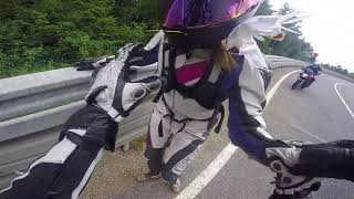 Motorcycle slip crash  Viral Video UK [upl. by Irat32]