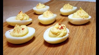 DEVILED EGGS RECIPE  One Bite Creamy Deviled Eggs  How To Make Deviled Eggs [upl. by Tjader]