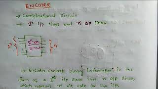 What is ENCODER  Encoder with example [upl. by Niraj90]