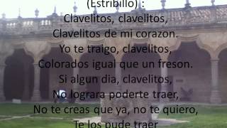 Paroles Clavelitos [upl. by Nylhsoj49]