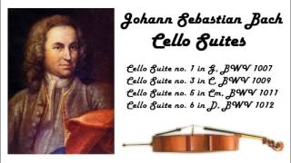 Johann Sebastian Bach  Cello suites in 432 Hz great for reading or studying [upl. by Ateekahs]