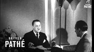 Interview With Somerset Maugham 1946 [upl. by Maghutte]