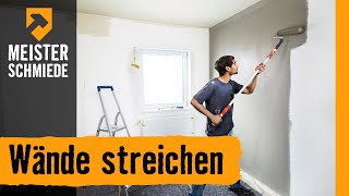 Wände streichen  HORNBACH Meisterschmiede [upl. by Janene]