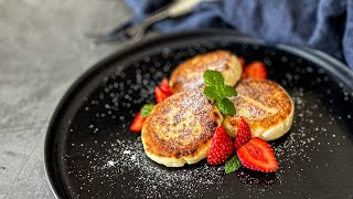 Delicious Breakfast Cottage Cheese Pancakes [upl. by Dyrraj]