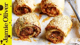 Jamies Quick amp Easy Sausage Roll Recipe [upl. by Scales]