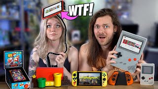 My Girlfriend amp I Buy WEIRD Nintendo Switch Accessories [upl. by Marylynne197]